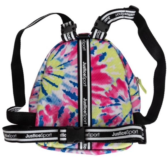 Justice pet nylon tiedye waste bag dispensing back pack and dog harness xs-a - Picture 6 of 6